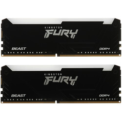 Изображение товара Оперативная память Kingston FURY Beast Black RGB [KF432C16BB2AK2/16WP] 16 ГБ