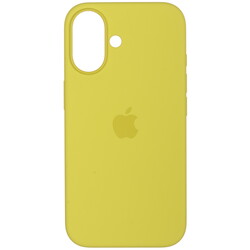 Изображение товара Накладка  Apple Silicone Case для Apple iPhone 16 желтый