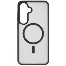 Изображение товара Накладка  VLP Haze Case для Samsung Galaxy S24 FE черный/прозрачный