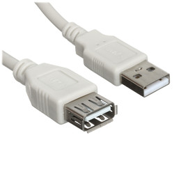 Изображение товара Кабель Rexant USB Type-A - USB Type-A серый 3 м