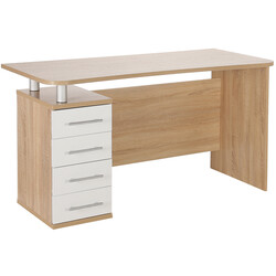 Изображение товара Стол компьютерный Сокол КСТ-105 коричневый/белый