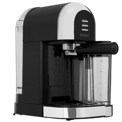 Изображение товара Кофеварка рожковая Kitfort КТ-7112 серебристый