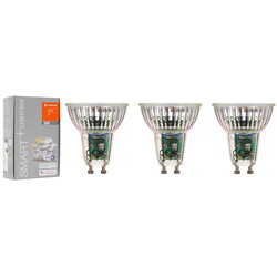 Изображение товара Комплект умных светодиодных ламп Osram Ledvance SMART+ WiFi SPOT GU10 Dimmable 5 W/2700K GU10