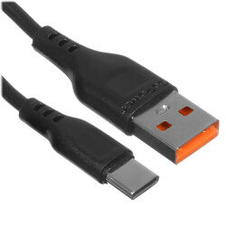 Изображение товара Кабель круглый GoPower USB Type-C - USB 2.0 Type-A черный 1 м