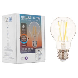 Изображение товара Умная филаментная лампа Gauss Smart Home Filament А60