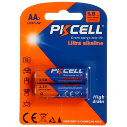 Изображение товара Батарейка PKCELL LR6-2B AA (LR6/ER14505/FR6/R6P)