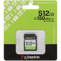 Изображение товара Карта памяти Kingston SDXC 512 ГБ [SDS3/512GB]