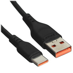 Изображение товара Кабель круглый GoPower USB Type-C - USB 2.0 Type-A черный 2 м
