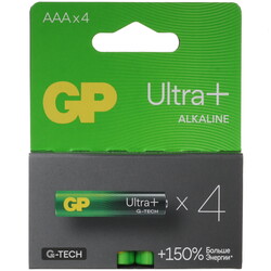 Изображение товара Батарейка GP Ultra+G-TECH AAA (LR03/FR03)
