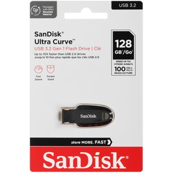 Изображение товара Память USB Flash 128 ГБ SanDisk Ultra Curve [SDCZ550-128G-G46]