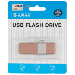 Изображение товара Память OTG USB Flash 128 ГБ ORICO U3-X [ORICO-U3-X-C128G-RG-BP]
