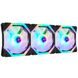 Изображение товара Комплект вентиляторов 4FAN F40 [F4012B3] черный
