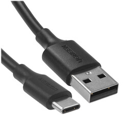 Изображение товара Кабель круглый Ugreen USB Type-C - USB 2.0 Type-A черный 0.5 м