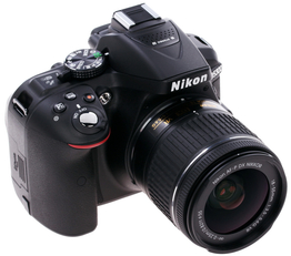 Купить Зеркальная камера Nikon D5300 Kit 18-55mm VR AF-P Black