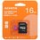 Карта памяти ADATA Premier microSDHC 16 ГБ [AUSDH16GUICL10-RA1]