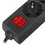 Сетевой фильтр FinePower Standard 418B [4 розетки/1,8 м/10A/(Черный)]