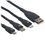 Кабель Baseus Lightning 8-pin, micro USB-B, USB Type-C - USB Type-A, USB Type-C синий 1.2 м