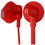 Проводные наушники JBL Tune 305C  красный 2024