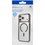 Накладка  KEYRON Magnet Origin для Apple iPhone 17 Pro Max прозрачный/черный
