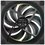 Реверсный вентилятор DEEPCOOL FL14R [R-FL14R-BKAPN1-G] черный