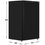 Холодильник компактный   Beko B1RSSE852B черный