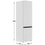 Refrigerator with freezer   DEXP B4-37AMA white
