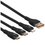 Кабель Baseus Lightning 8-pin, micro USB-B, USB Type-C - USB Type-A черный 1.2 м