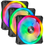 Комплект вентиляторов Corsair iCUE QL120 RGB [CO-9050098-WW] черный