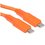 Кабель KEYRON USB Type-C - USB Type-C оранжевый 1.5 м