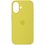 Накладка  Apple Silicone Case для Apple iPhone 16 желтый