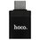 Переходник Hoco USB Type-C - USB Type-A черный