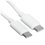 Кабель Hoco USB Type-C - USB Type-C белый 1 м
