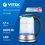 Электр чайнек Vitek VT-7028 серебристый