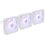 Комплект вентиляторов Gigabyte EZ CHAIN FAN 120 [GP-GBT EZFAN1203 ICE] белый