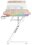 Стол компьютерный ZONE 51 TRINE 160 RGB бежевый/белый