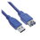 Кабель DEXP USB Type-A - USB Type-A синий 3 м