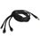 Кабель Baseus Lightning 8-pin, micro USB-B, USB Type-C - USB Type-A черный 1.5 м