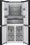 Weissgauff WCD 590 NoFrost Inverter Premium Biofresh Rock Glass