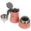 Гейзерная кофеварка Kitfort КТ-7148-1 розовый