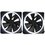 Комплект вентиляторов NZXT F140 RGB DUO Double pack [RF-D14DF-B1] черный