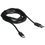 Cable Aceline USB Type-C - USB Type-A black 2 m