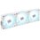 Комплект реверсных вентиляторов LIAN LI UNI FAN CL WIRELESS 120-3 WHITE REVERSE BLADE [G99.12RCL1W3W.R0] белый