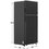Холодильник с морозильником   Samsung RT53DG7A10B1WT черный