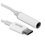 Кабель   Hoco USB Type-C - jack 3.5 мм белый