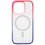 Накладка  uBear Fusion Mag Case для Apple iPhone 16 Pro синий/прозрачный, розовый