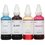 Ink water-soluble Aceline CI1-CMYK black, light blue, purple, yellow