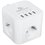 Сетевой фильтр Cablexpert CUBE-3-U4-W-1.5 белый