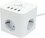 Сетевой фильтр Cablexpert CUBE-3-U4-W-1.5 белый