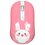 Мышь беспроводная DEXP WM-311WU Rabbit with heart  розовый