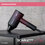 Фен Scarlett SC-HD70I38 черный/красный